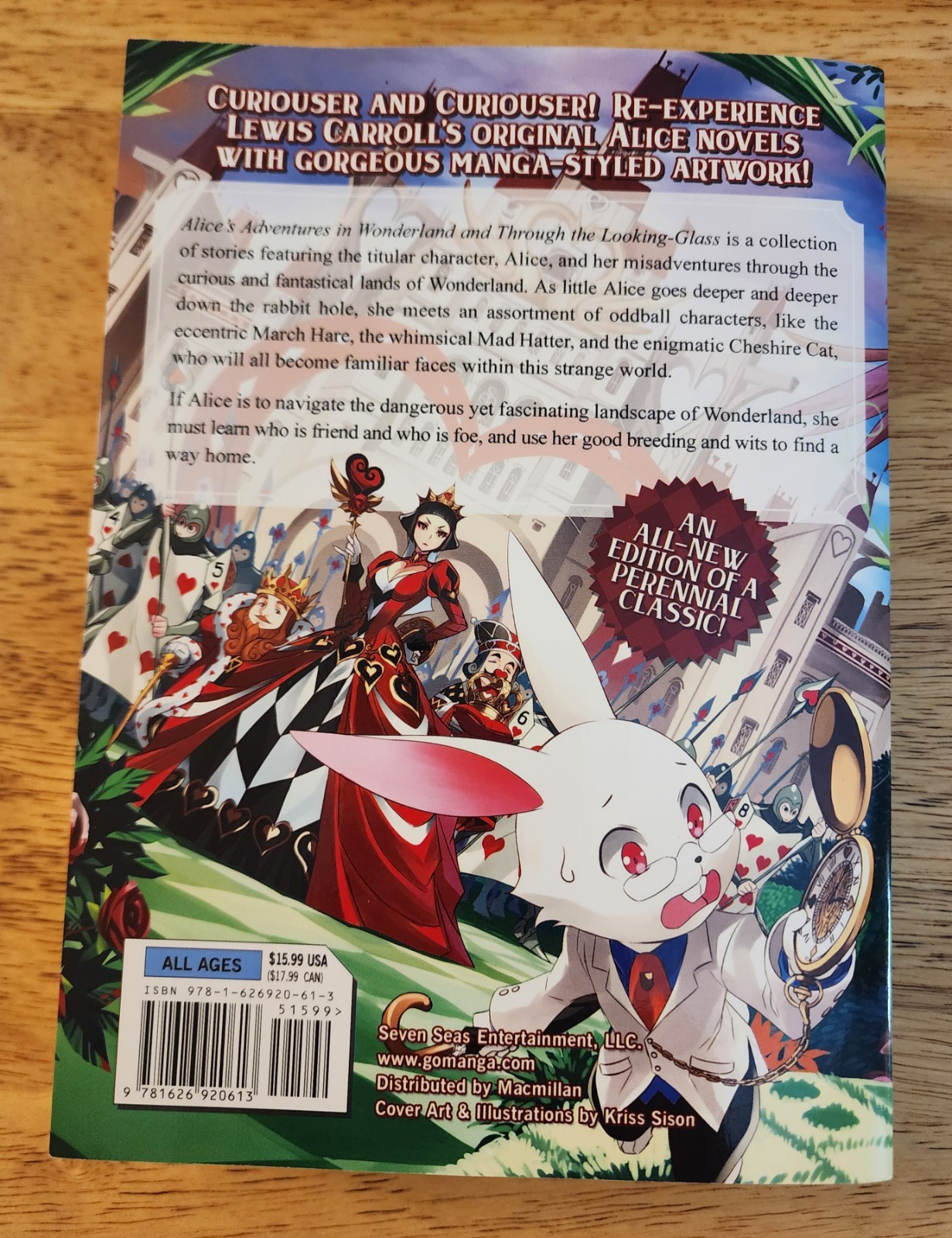 Alice’s Adventures in Wonderland & Through the Looking Glass-Carroll 1st/1 Manga