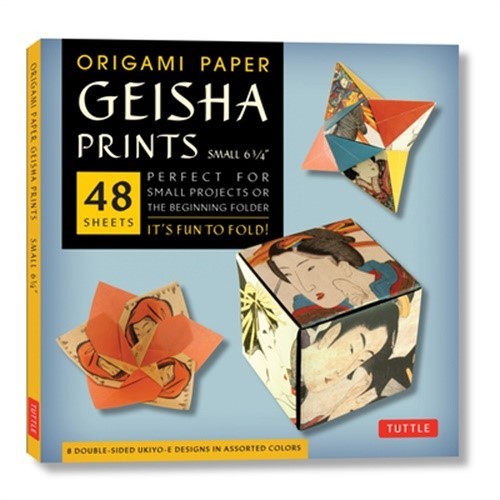 Origami Paper Geisha Prints 48 Sheets 6 3/4 (17 CM): Large Tuttle Origami Paper: