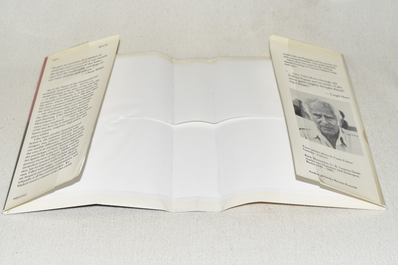 SIGNED Norman Mailer ANCIENT EVENINGS HCDJ 1ST/3RD 1983 Naked Dead EXC/RARE OOP