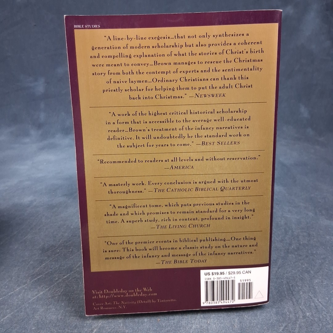 Raymond Brown, Death, Birth Messiah 3 Vol Set Biblical Studies PB