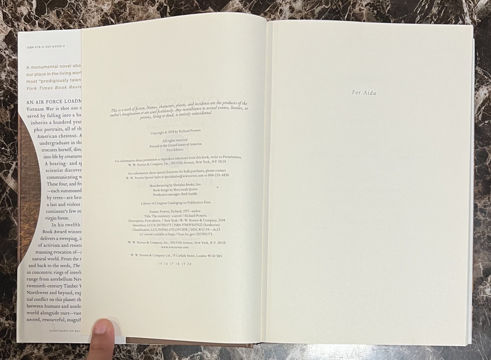 The Overstory : A Novel Hardcover Richard Powers – Like New