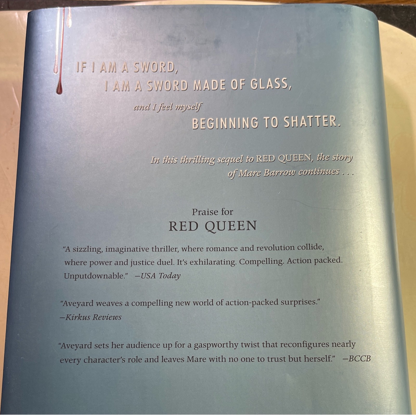 Glass Sword Red Queen Series Book 2 Victoria Aveyard Hardcover
