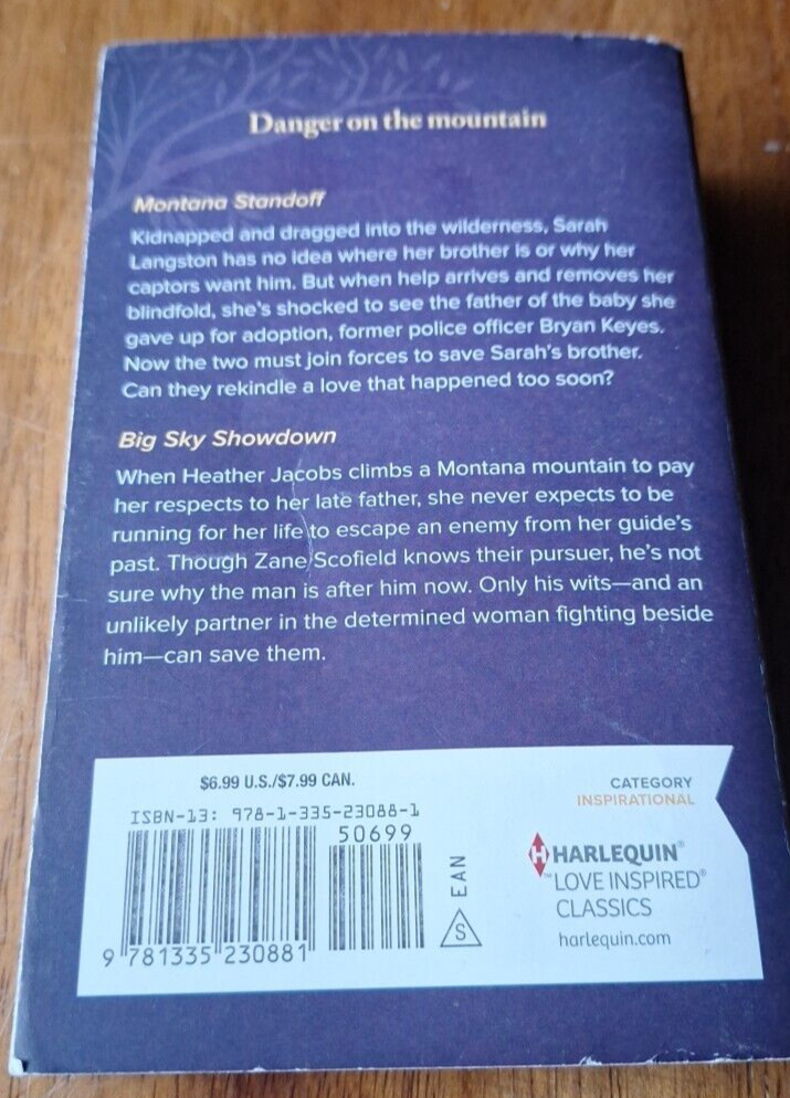 MONTANA MOUNTAIN DEADLOCK BY SHARON DUNN LOVE INSPIRED SUSPENSE