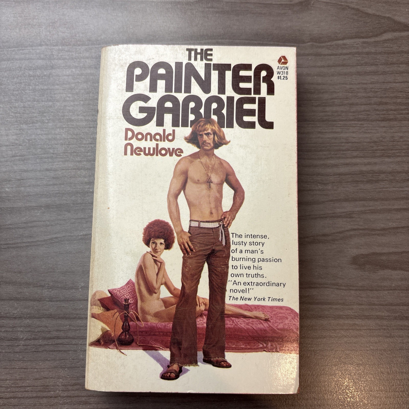 The Painter Gabriel – Donald Newlove Vtg Paperback 1972 1st Avon Printing Rare