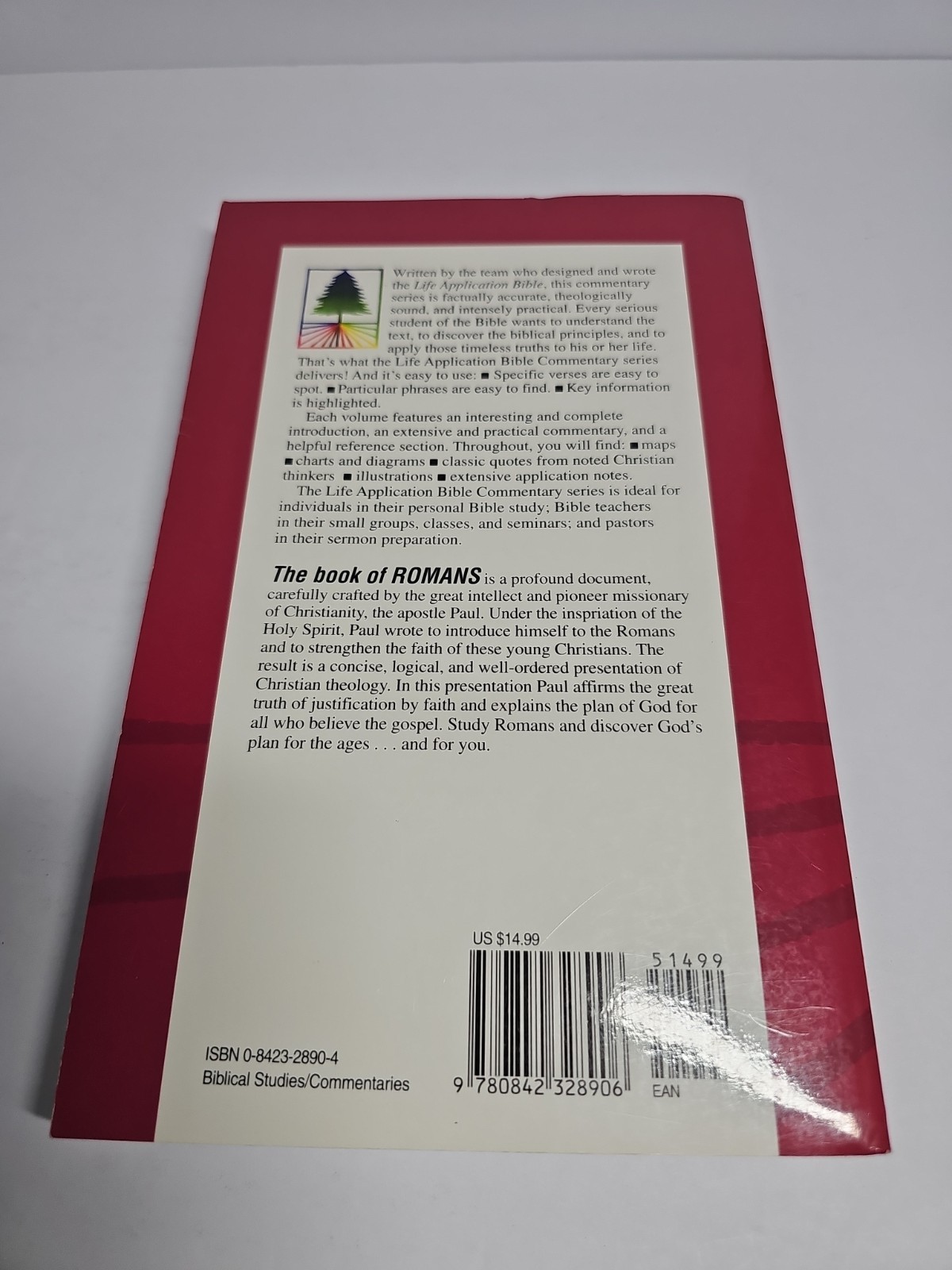 Life Application Bible Commentary: Romans by Bruce B. Barton & David R. Veerman