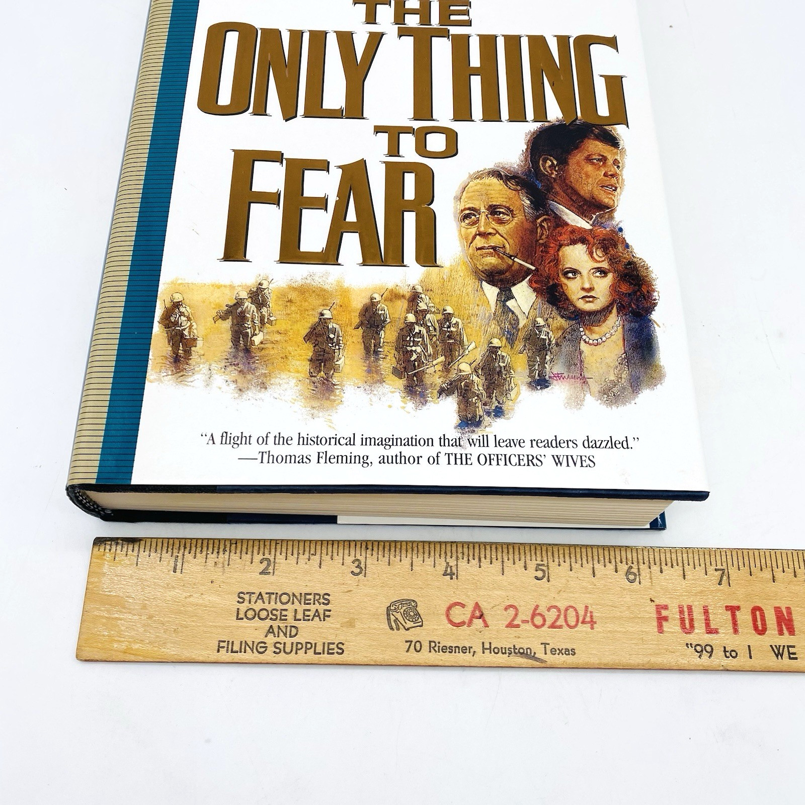 SIGNED The Only Thing To Fear David Poyer 1st/1st 1995 Hardcover Dust Jacket