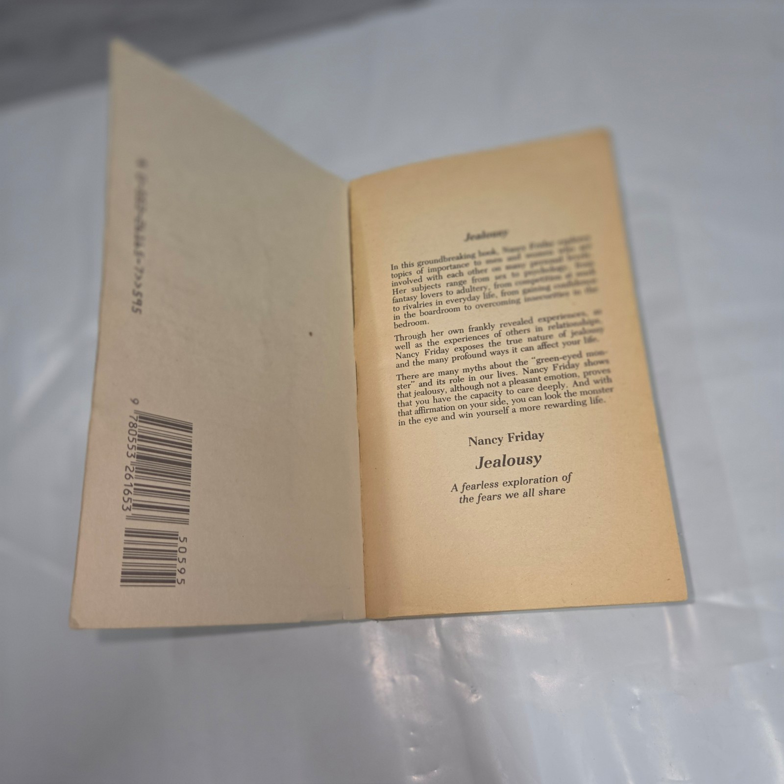 Jealousy by Nancy Friday (1987, Mass Market)
