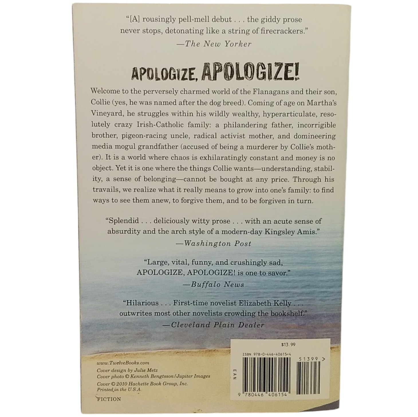 Apologize Apologize By Elizabeth Kelly Paperback