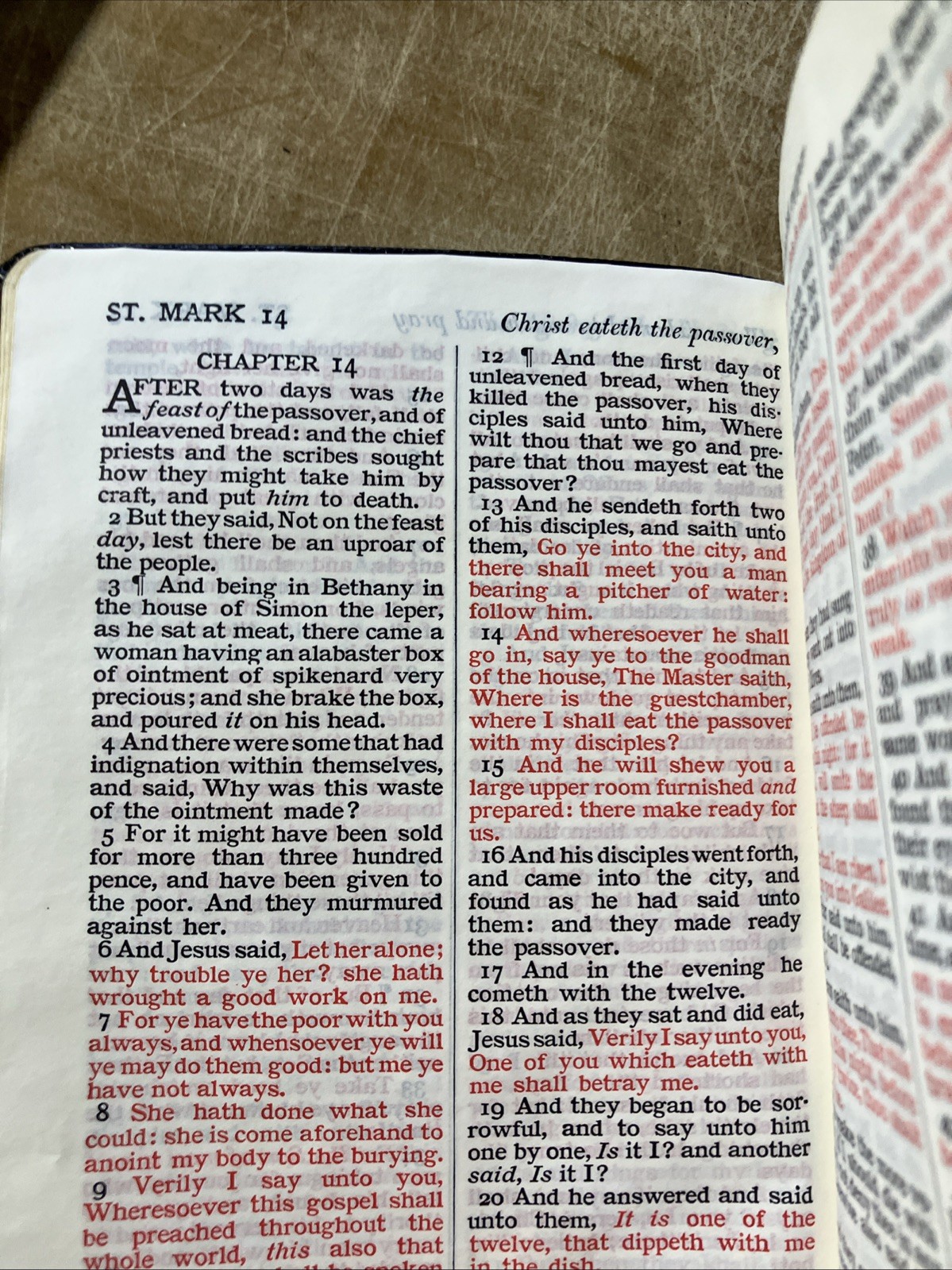 Cambridge Cameo New Testament Psalms Bible KJV Genuine Berkshire Leather 4 TXRL