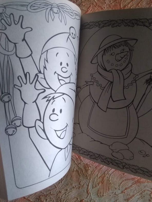 Kids Giant 160 Pages Holiday Coloring Activity Book Games