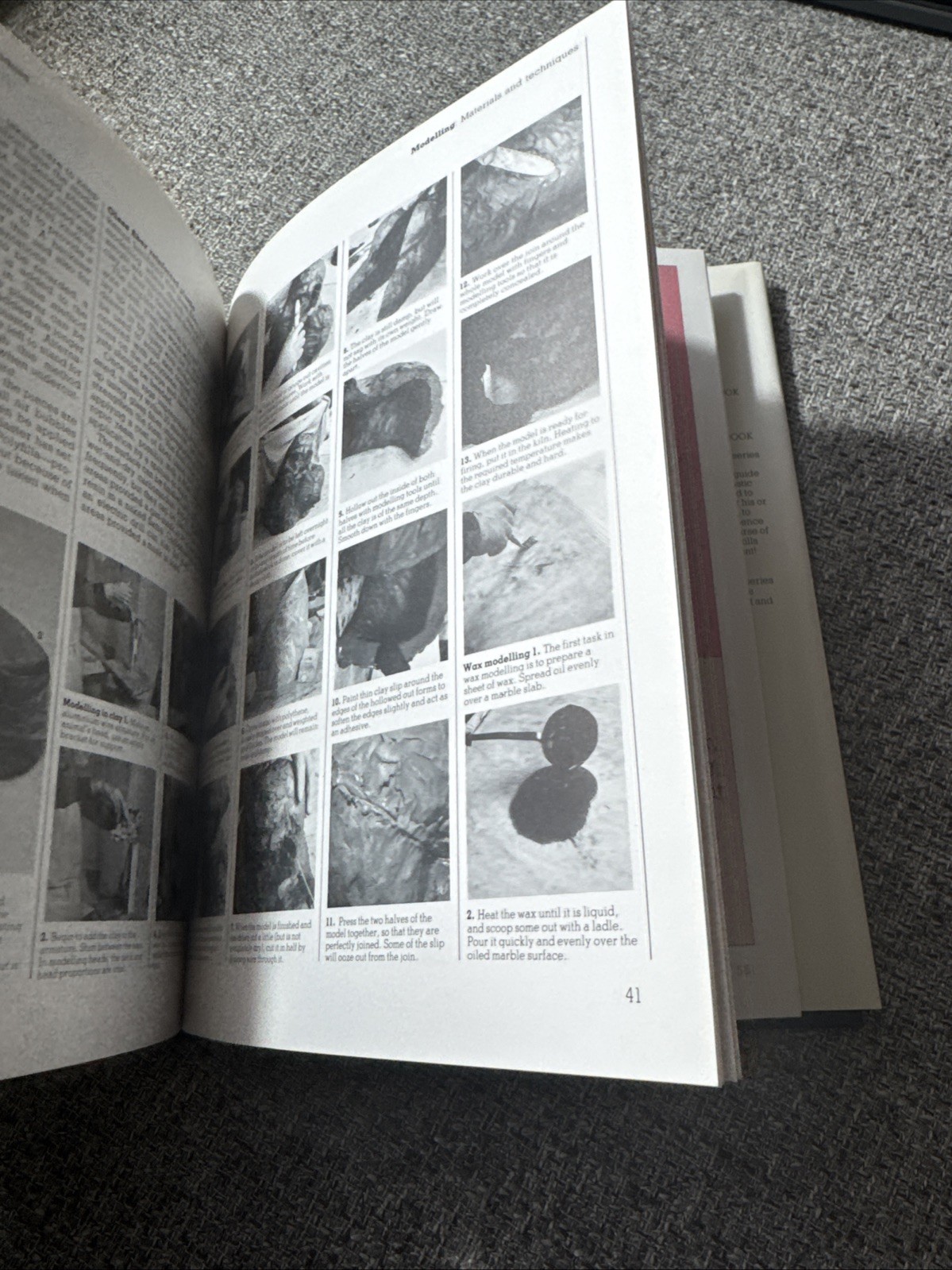 The Sculptors handbook 62 pages hardcover art craft book 1984