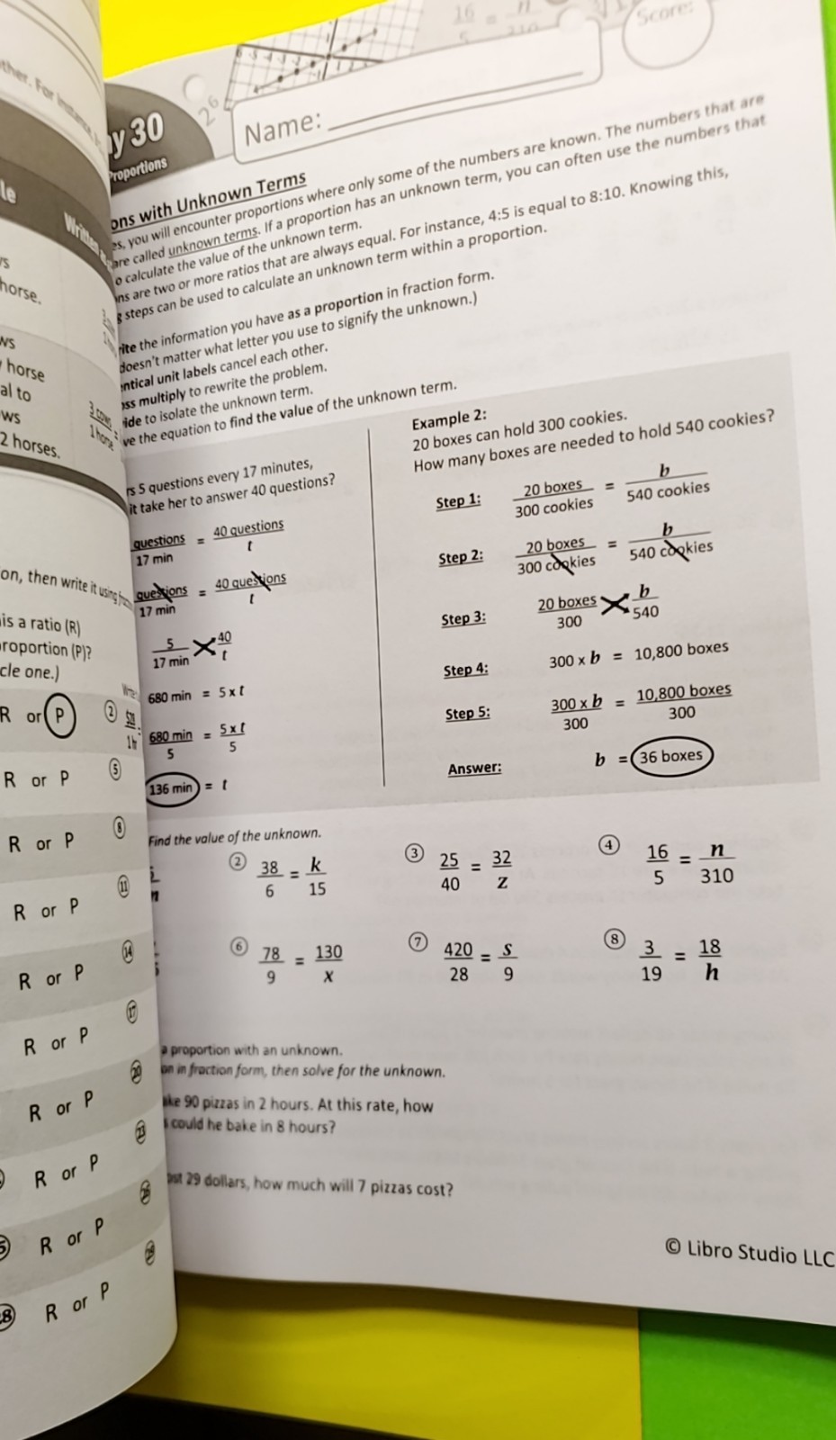 100 DAYS OF PRE- ALGEBRA SKILLS,HUMBLE MATH, Answer Key Included.