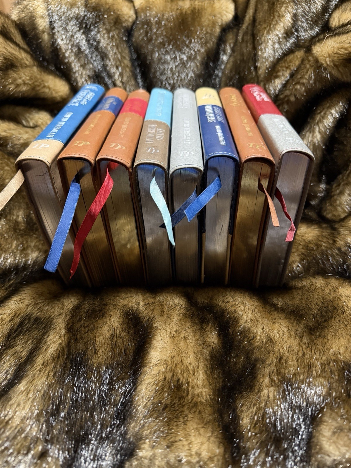 David Jeremiah Leather Bound Devotional Book Lot 8 Christian Leather Collection