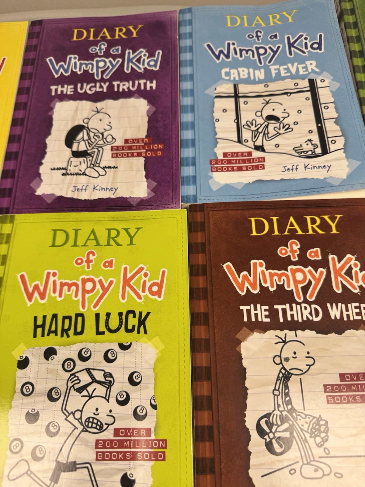 Diary of a Wimpy Kid Book Lot 19 Books Jeff Kinney Mixed HC PB VG