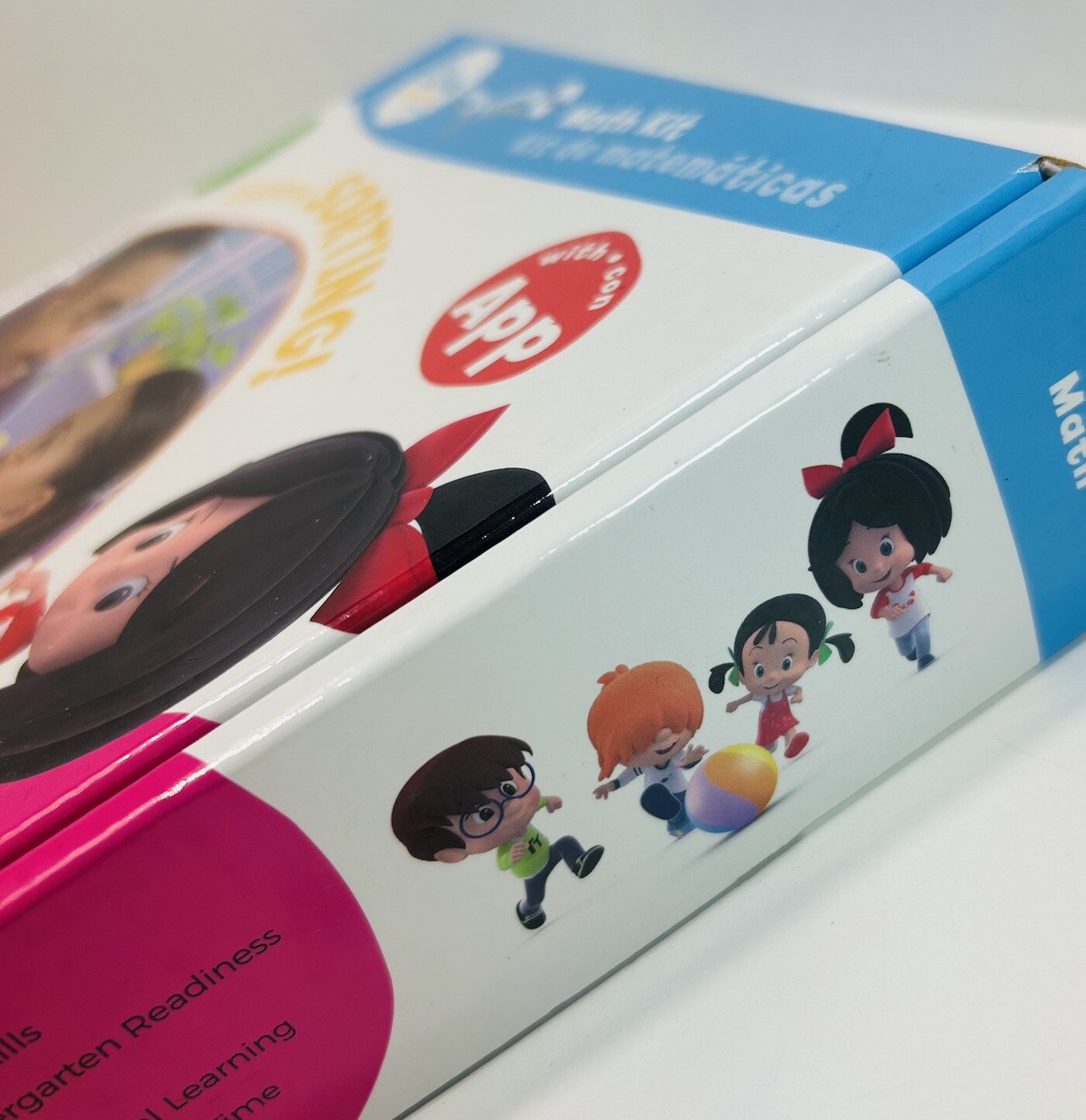 Cleo & Cuquin Family Fun 3D Shapes Math Kit And App Hitn Hispanic Sorting Pre-K