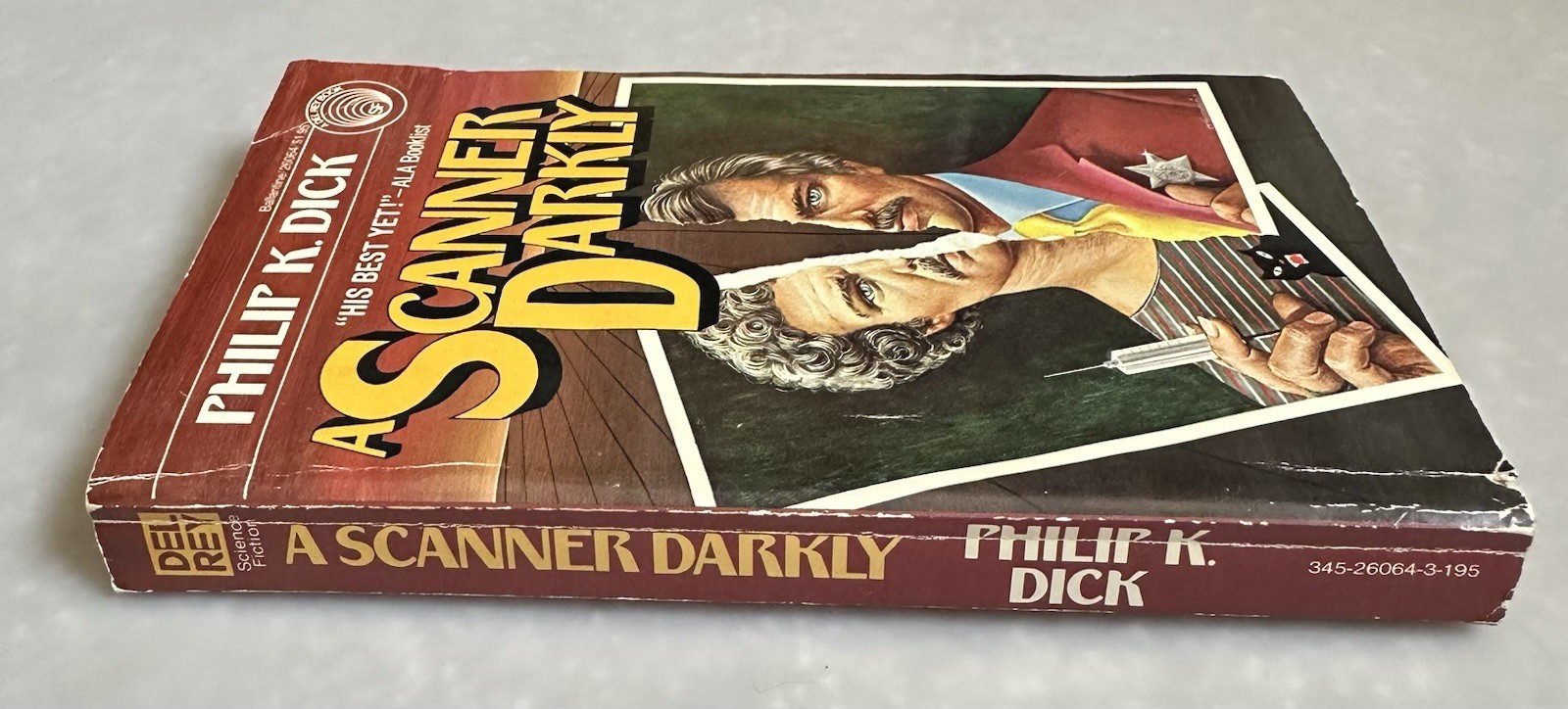 A Scanner Darkly By Philip Dick Vintage 1977 1st Print Sci-Fi Ballantine PB
