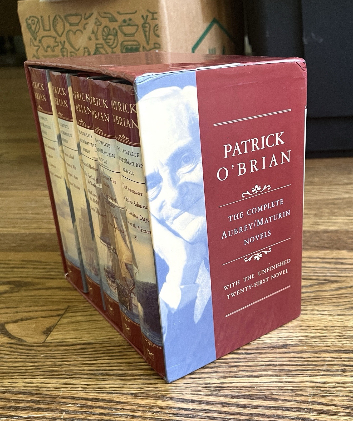Complete Aubrey/Maturin Novels Patrick O’Brian 5 Boxed Set Plus A Sea Of Words
