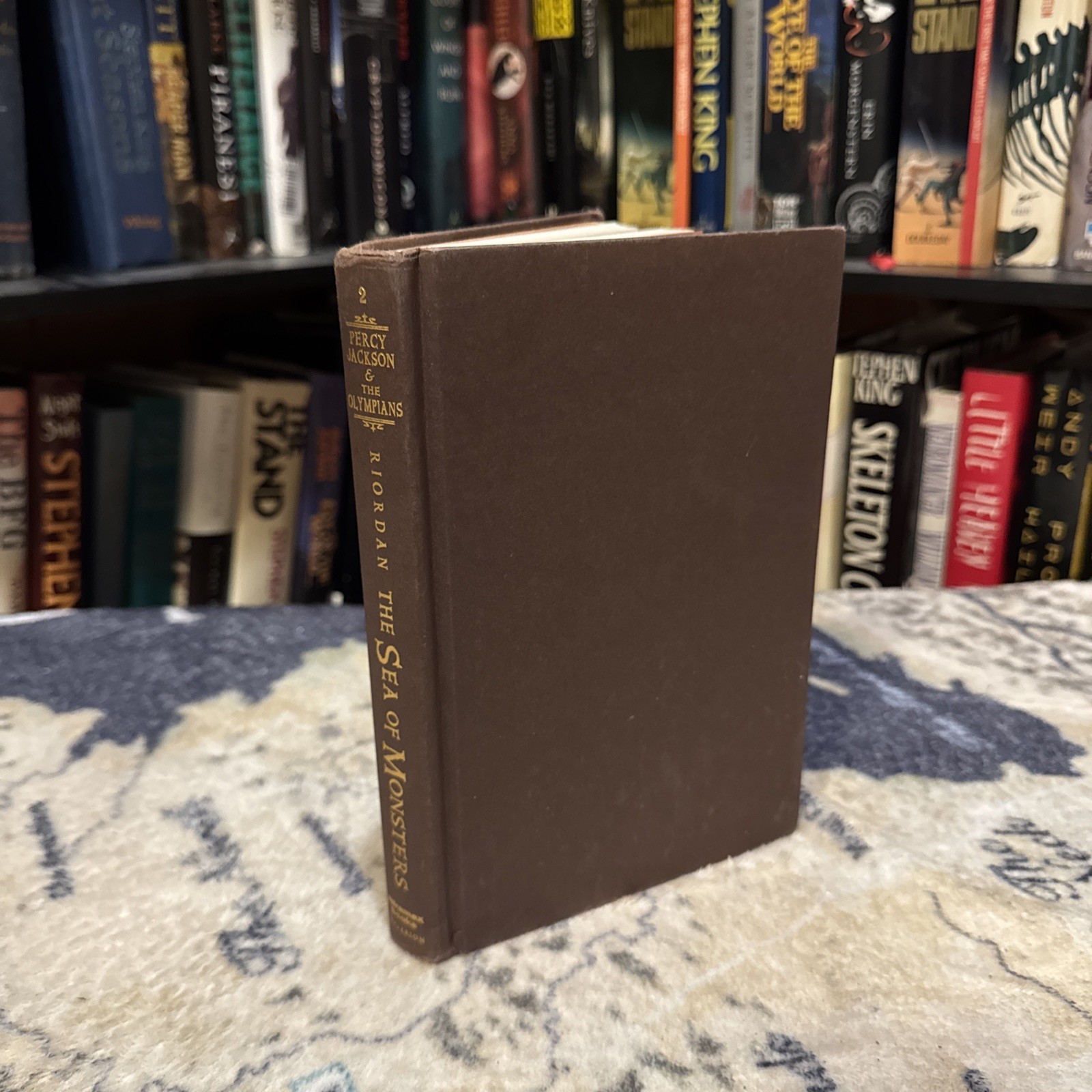 The Sea Of Monsters – Rick Riordan (2006 Hardcover) First Edition/Print, ROUGH
