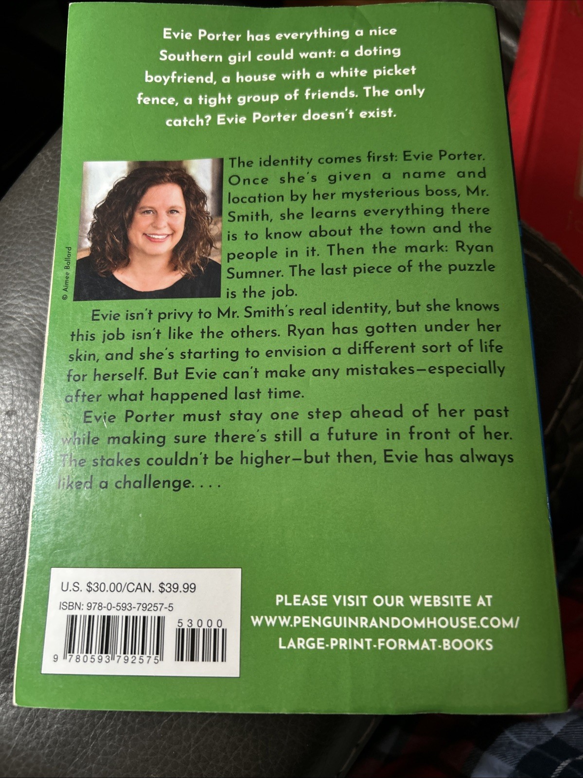 First Lie Wins : LARGE PRINT Reese’s Book Club by Ashley Elston – Hardback