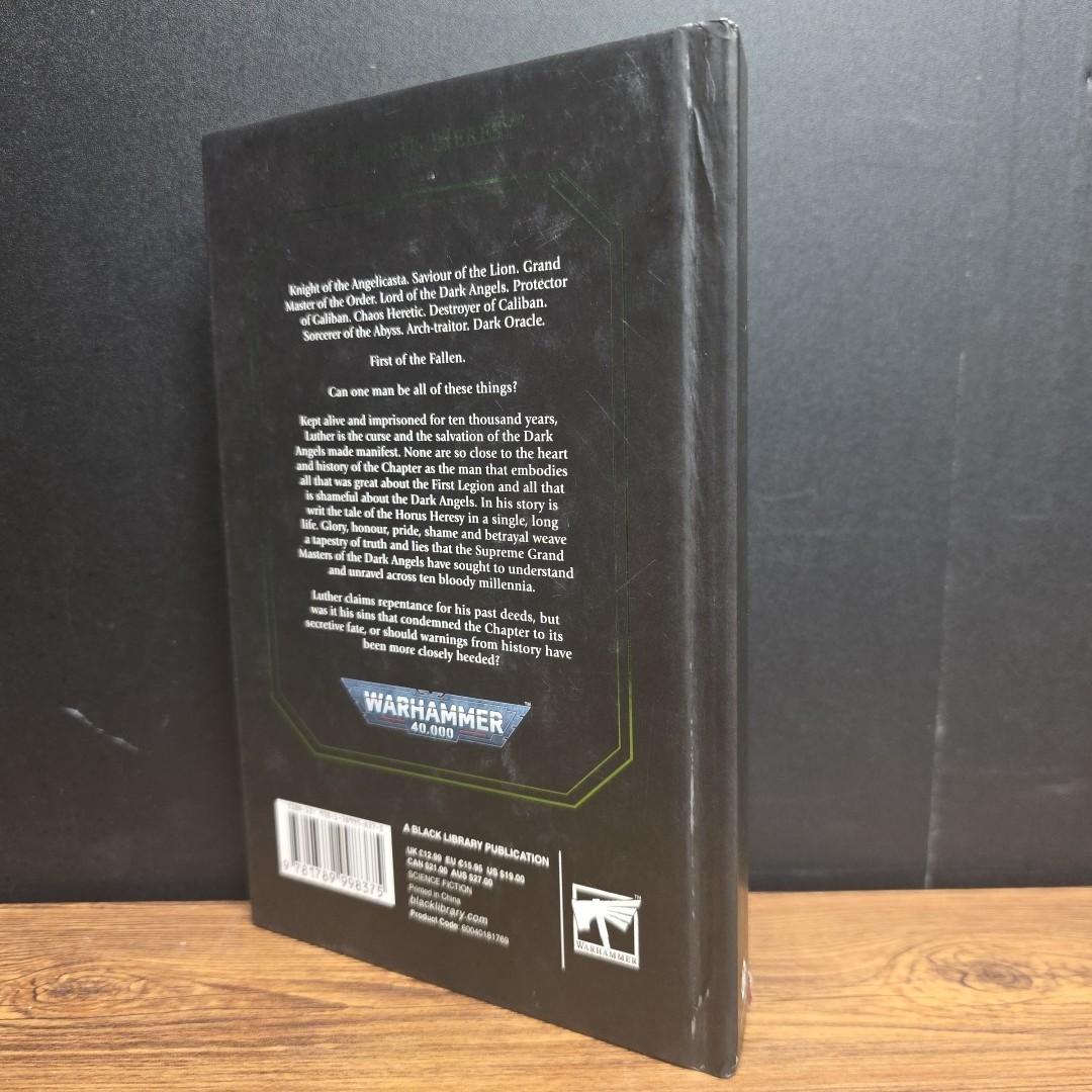 Warhammer 40k: Horus Heresy Luther First of the Fallen by Gav Thorpe ~ Hardcover