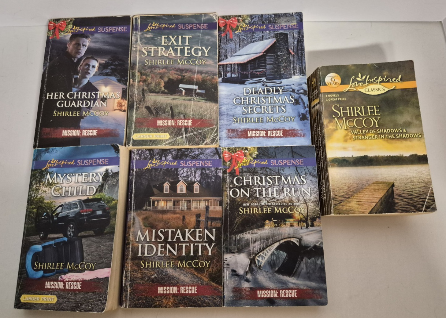 Shirlee McCoy Lot 6 Mission: Rescue 2-5, 7, 8 Love Inspired Suspense & Lakeview