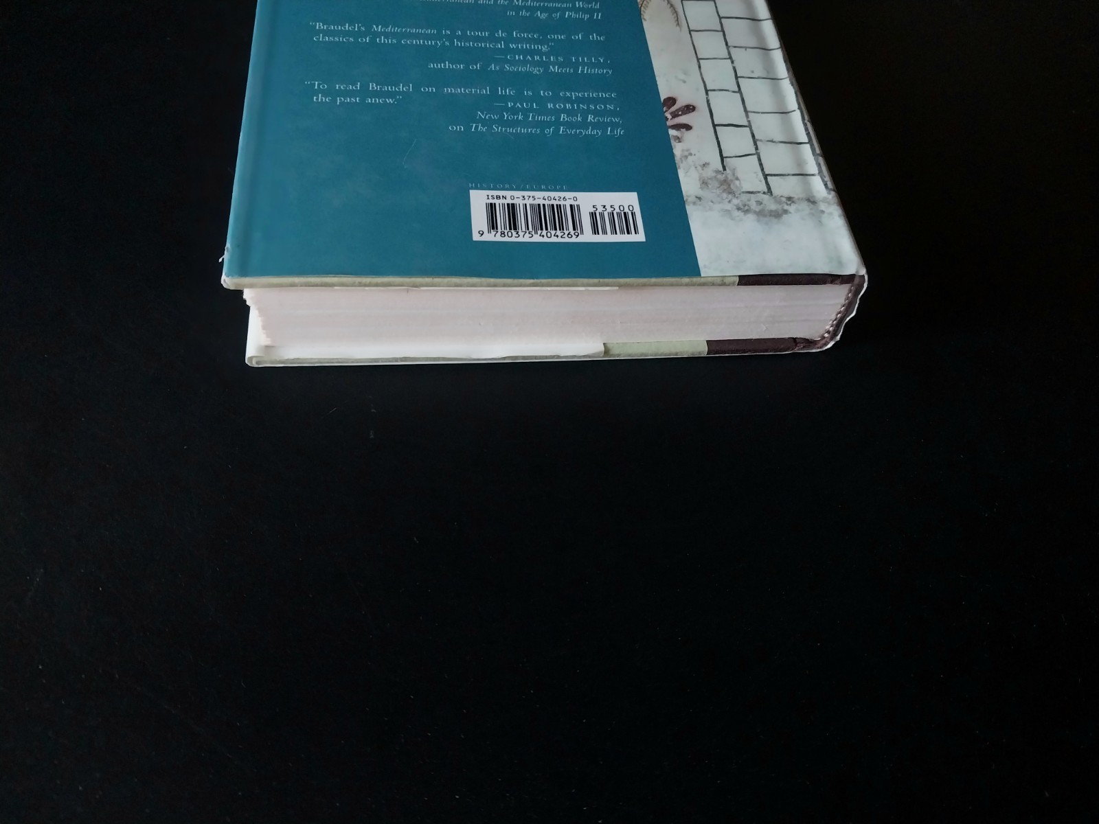 Fernand Braudel – Memory and the Mediterranean – First American Edition
