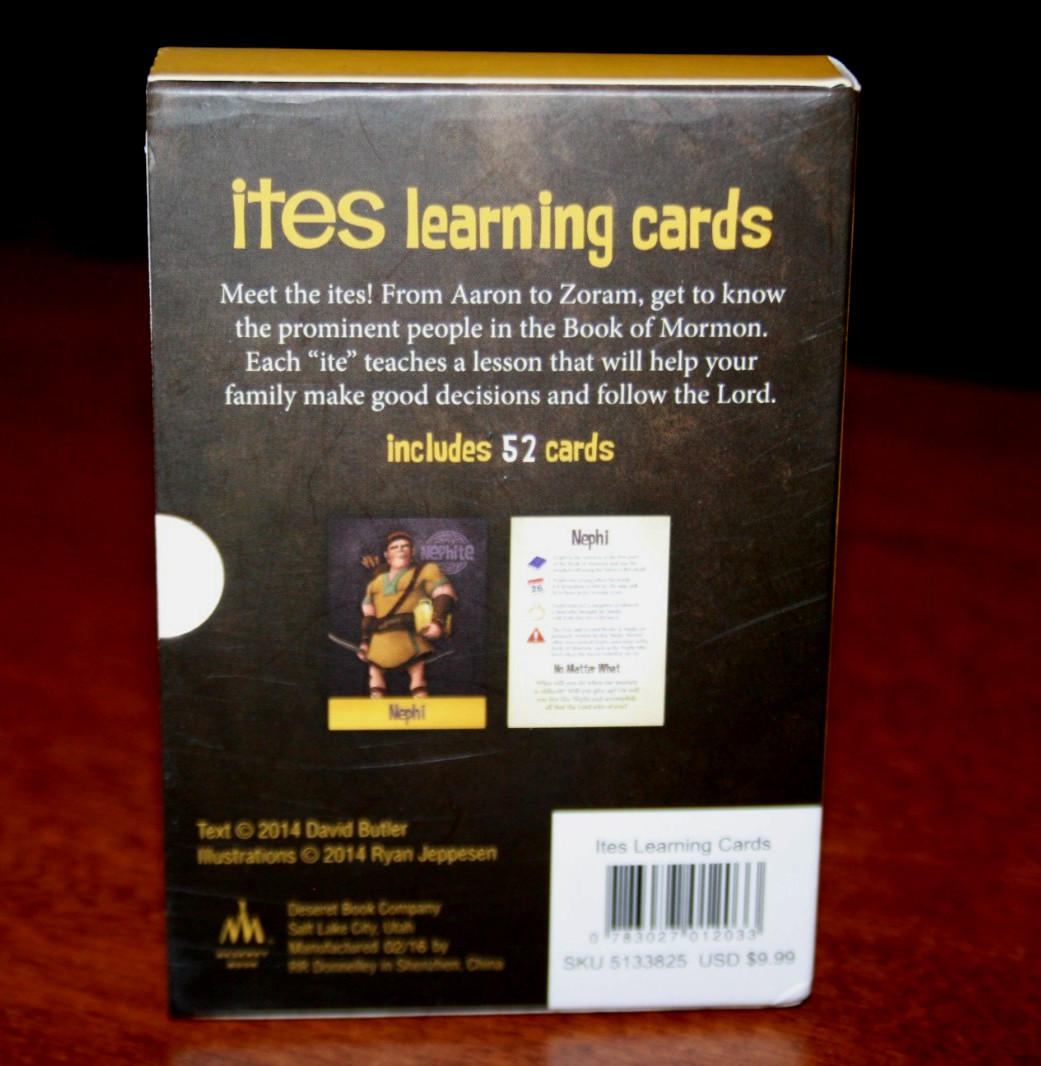 Ites Learning Cards People of the Book of Mormon -David Butler Deseret Book 2014