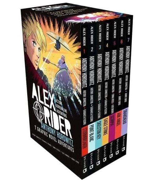 Alex Rider Graphic Novel Adventures 7 Books Paperback Box Set – Ages 8-16