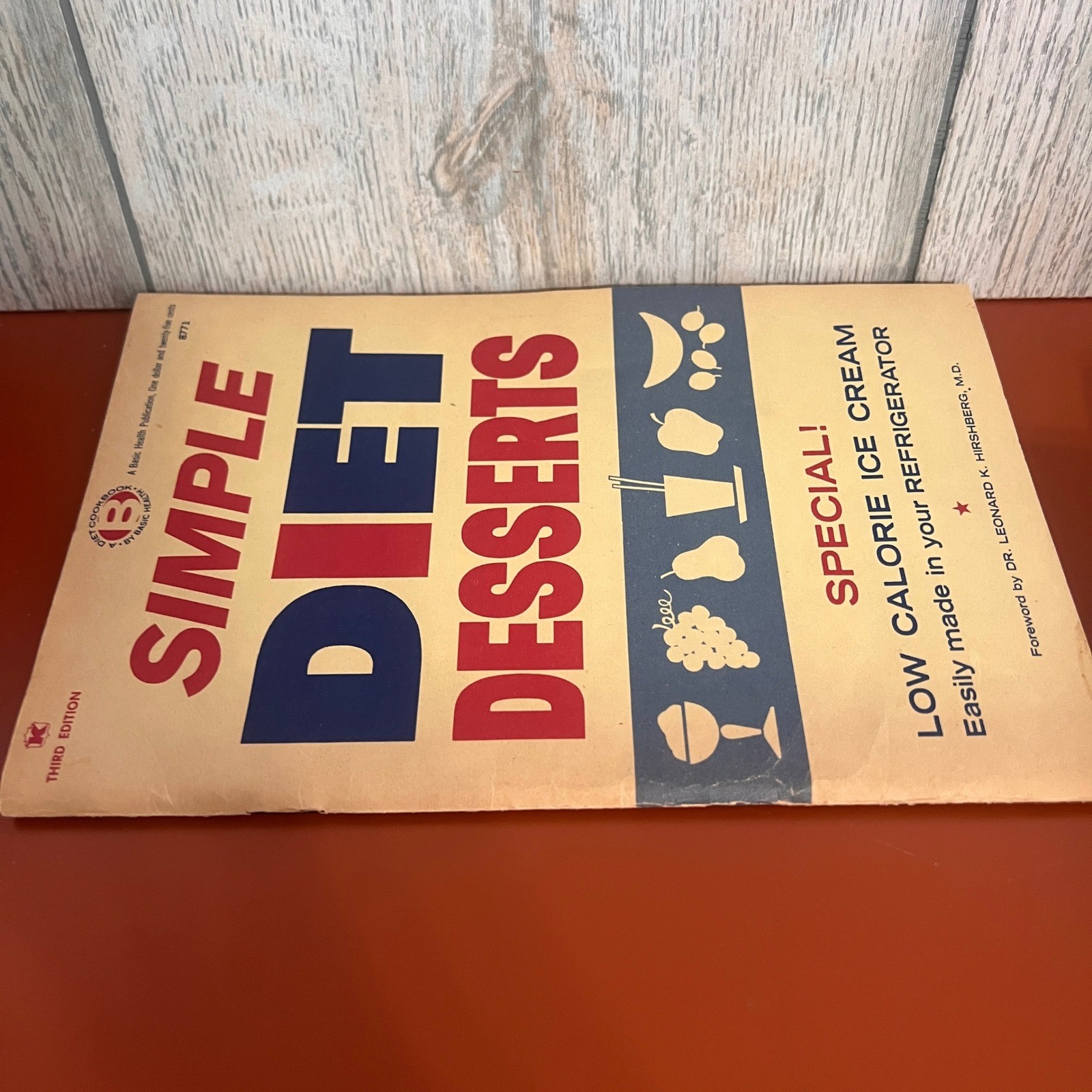 Vintage 1973 Simple Diet Desserts Cookbook Basic Health Publications 1956 Retro