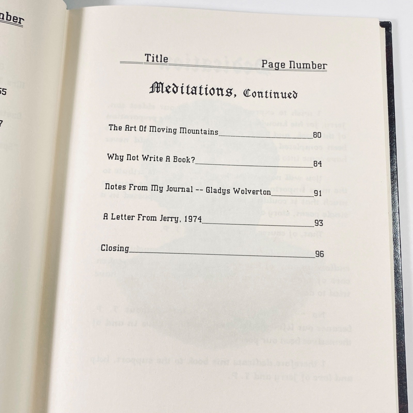 A LIFETIME DEVOTIONAL Selected Works of Alma Brammer 1990 – Self Published