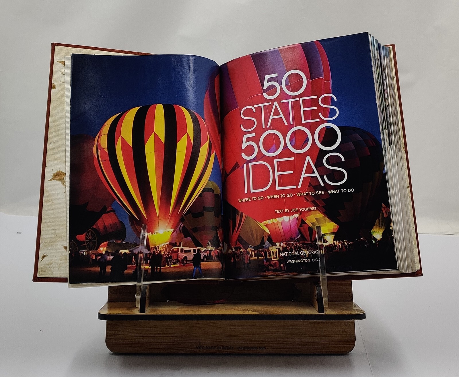 50 STATES, 5,000 IDEAS by Joe Yogerst [PREMIUM LEATHER BOUND]