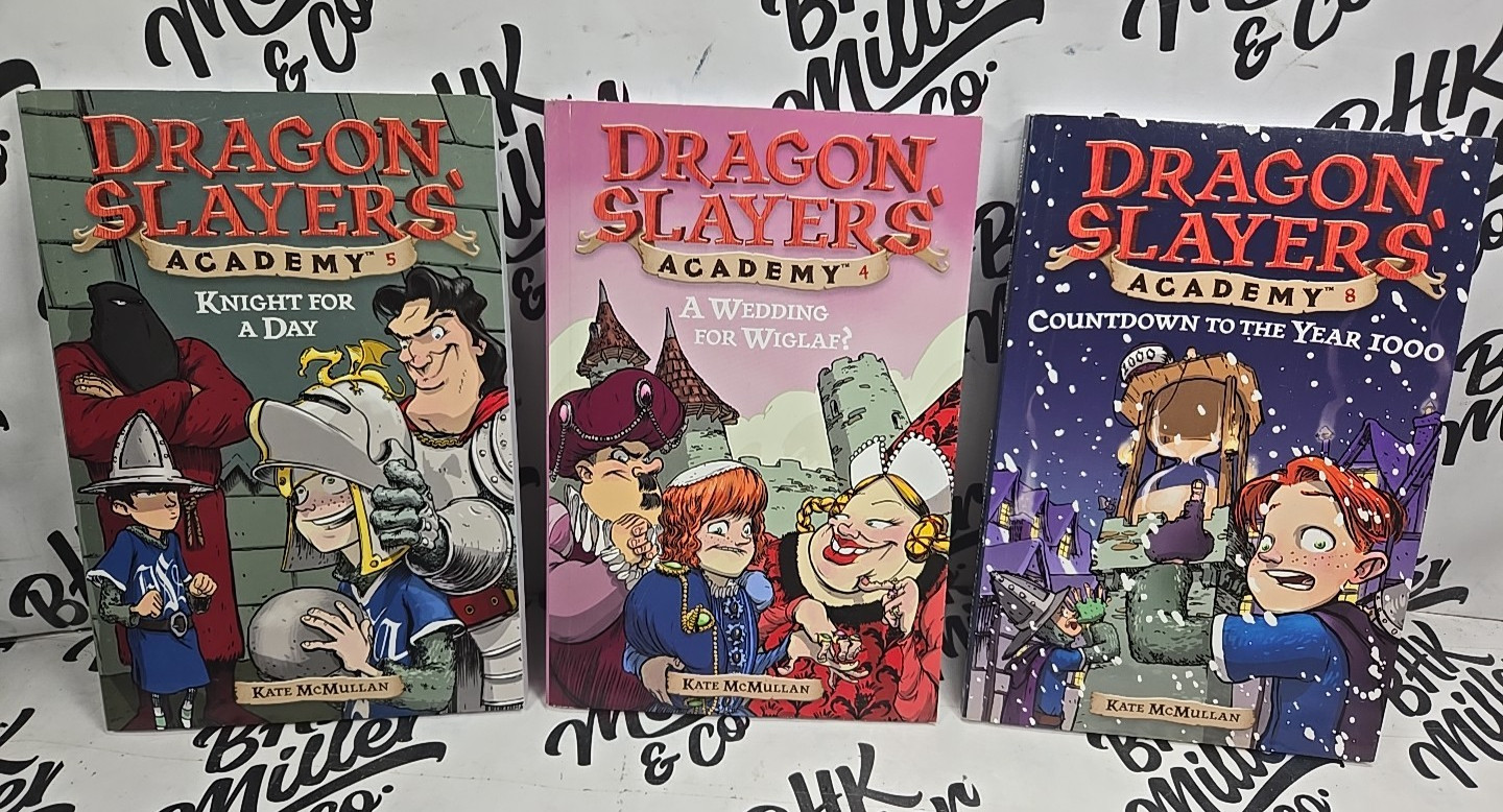Dragon Slayers’ Academy Collection – Lot Of 3 – Kate McMullan