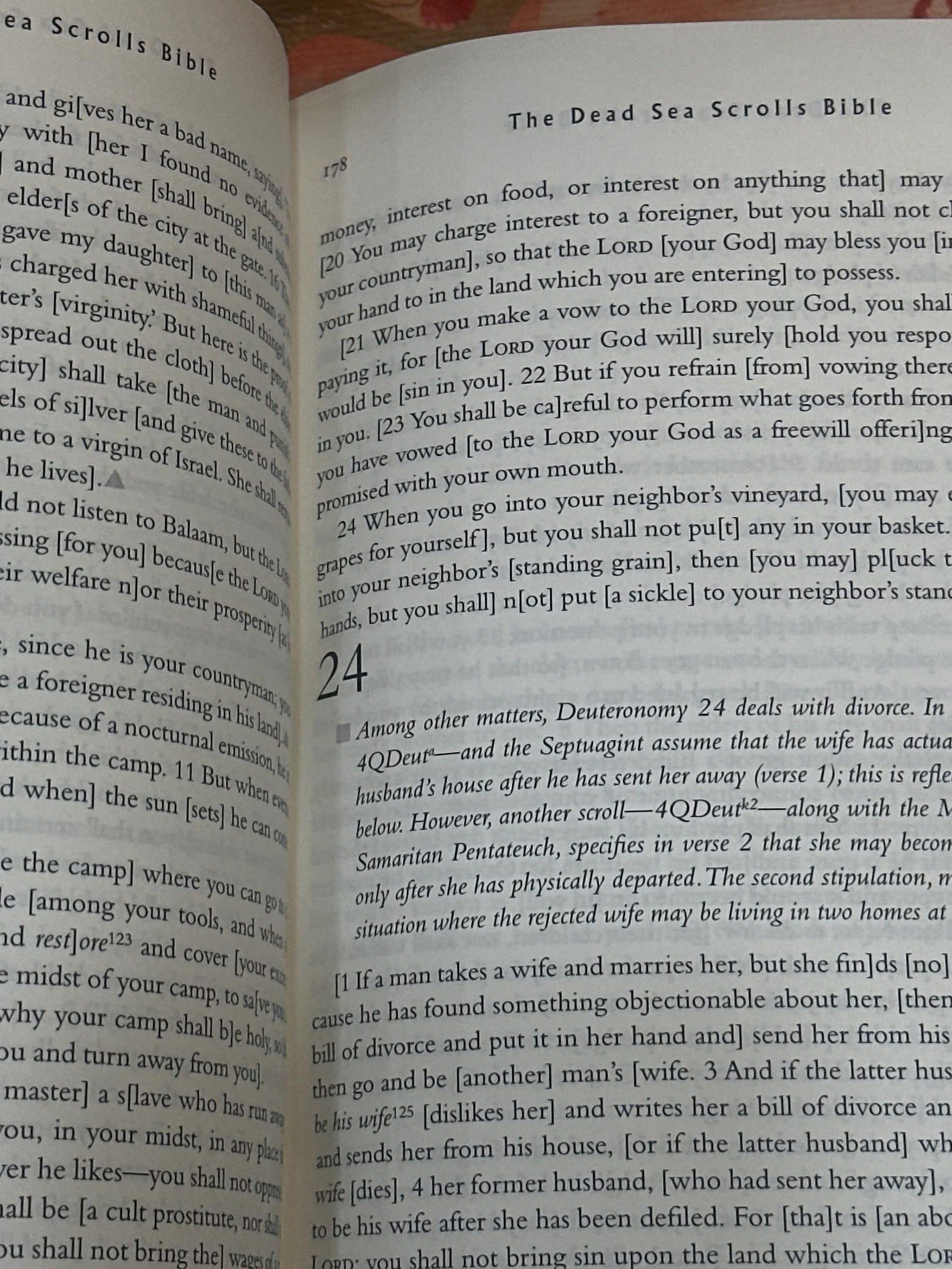 The Dead Sea Scrolls Bible The Oldest Known Bible , Leather Bound with Gold Edge