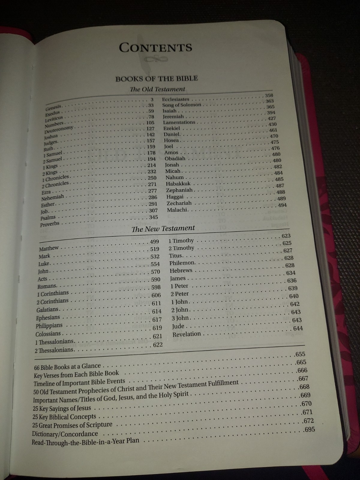 Red King James Version Holy Bible Imitation Leather Small Print in English