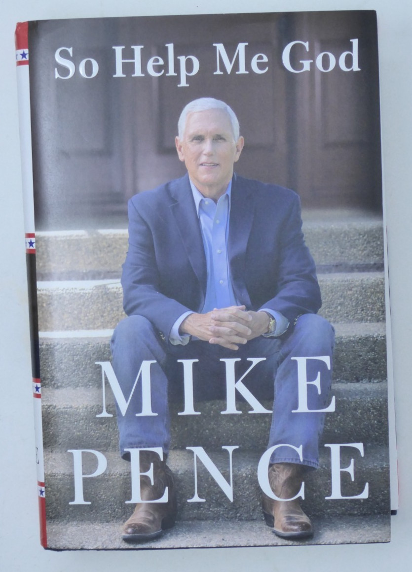 *SIGNED* So Help Me God by Mike Pence (2022, Hardcover)