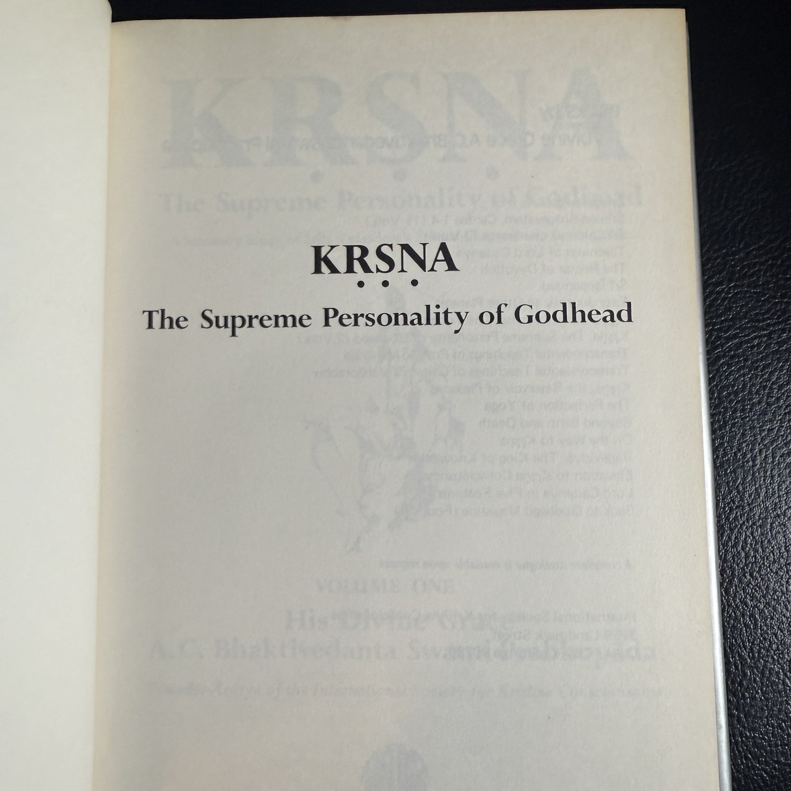 Krsna Krishna The Supreme Personality of Godhead Vol. 1 by Swami Prabhupada