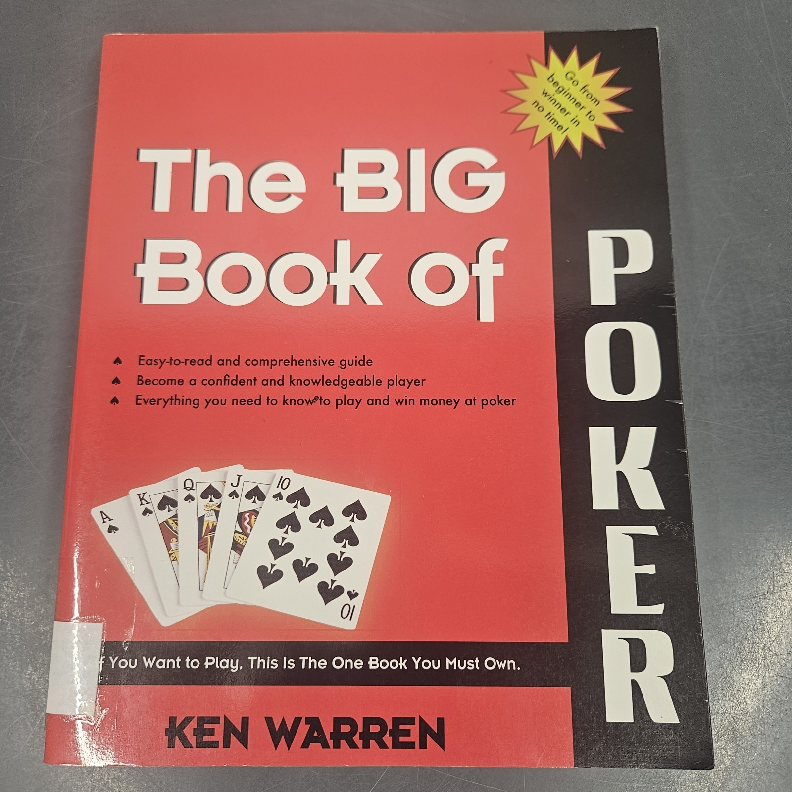 The Big Book Of Poker Ken Warren Tournaments Casino Home Games Internet Guide