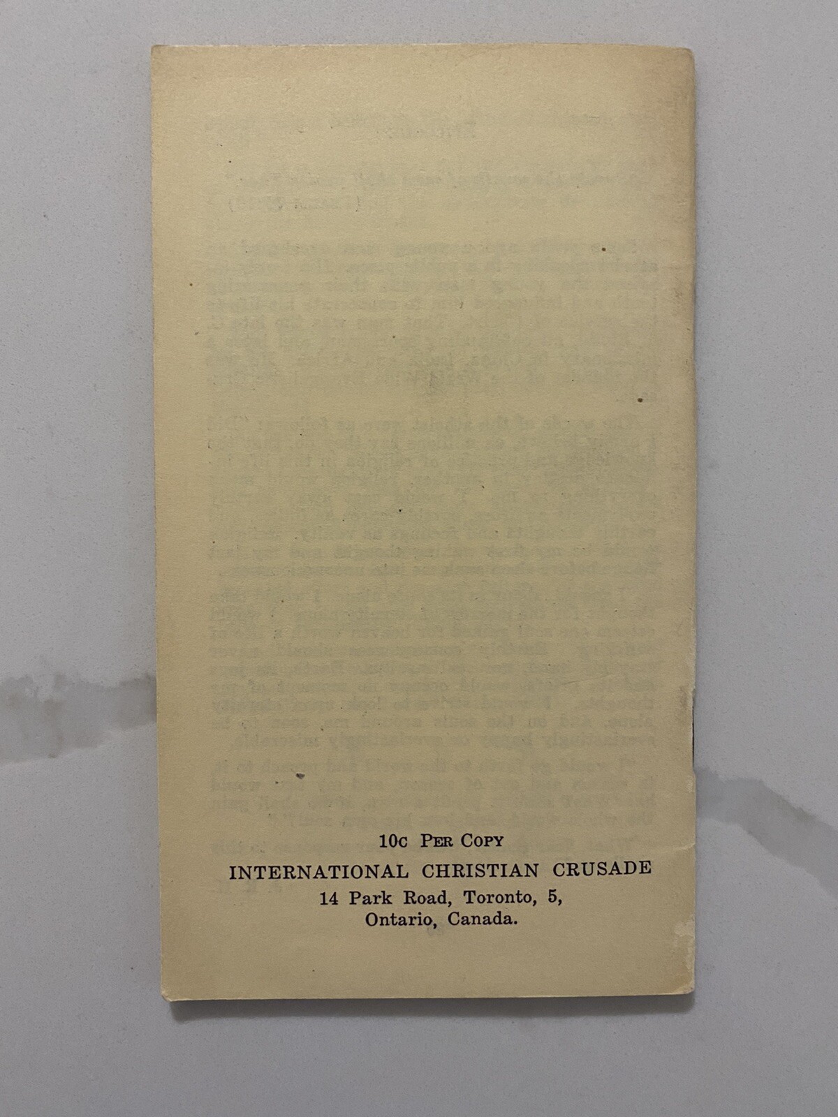 Vintage 2nd Edition Atheism International Christian Crusade Pamphlet 35 Pages