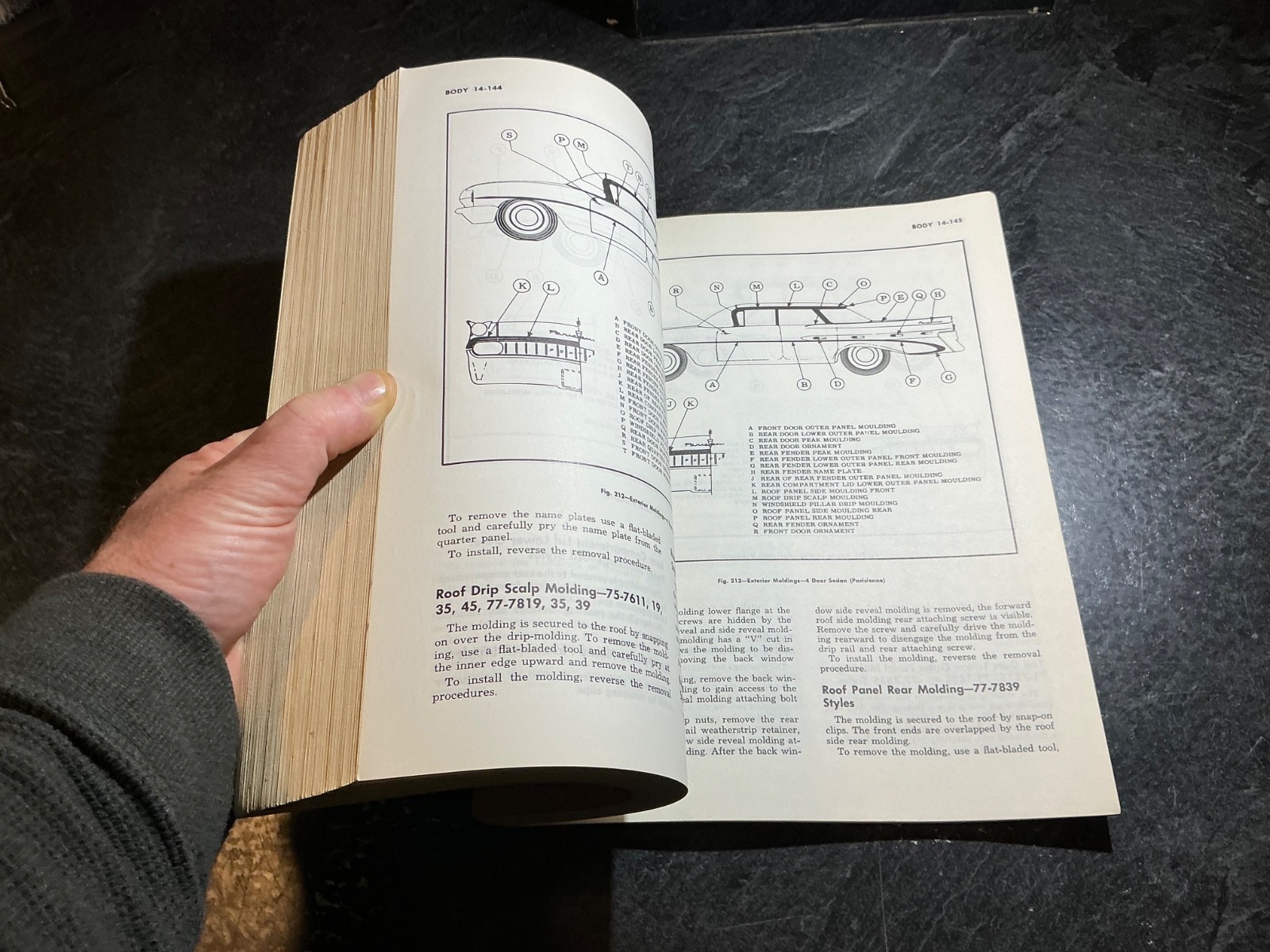 1959 Pontiac 7000 Series Maintenance Manual Parisienne Laurentian Strato-Chief