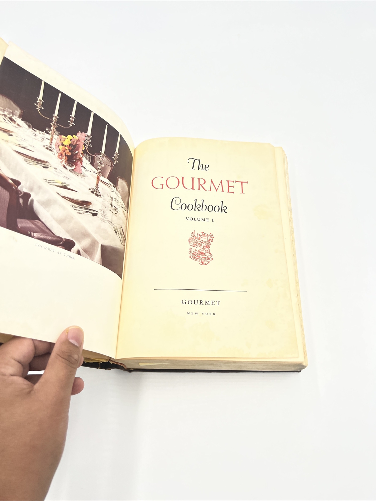 Vintage 1960 The Gourmet Cookbook Revised Volume 1 & Volume 2 Hardcover