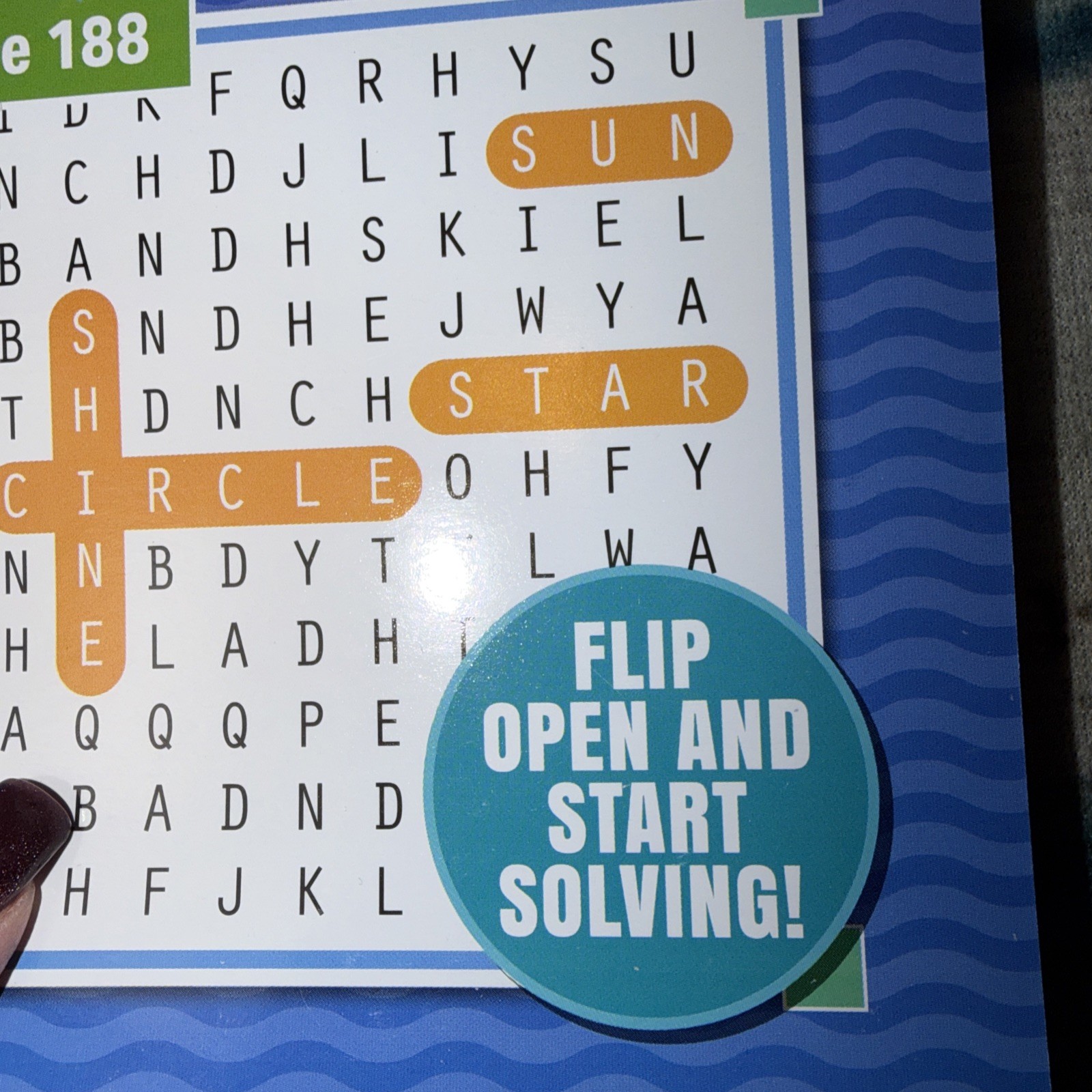Kappa Jumbo Word Finds 73 Word Puzzles In Books Flip Open Volume # 188 New