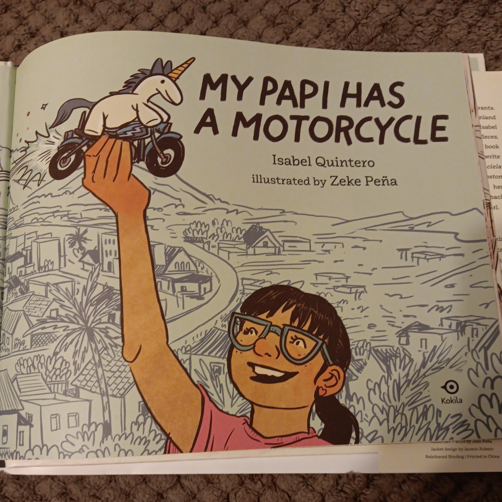 My Papi Has a Motorcycle HARDCOVER – 2019 by Isabel Quintero