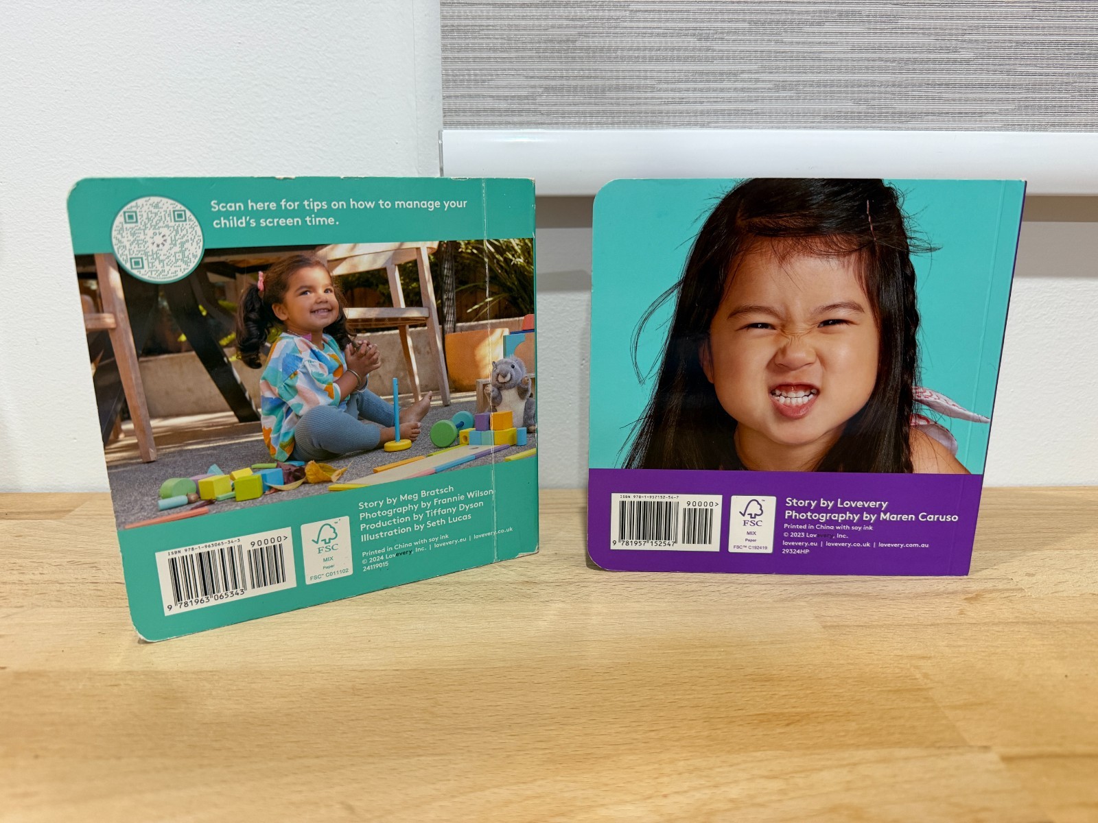 2x Lovevery Board Book Bundle How I Feel & Emmer’s Screen Time Toddler Books