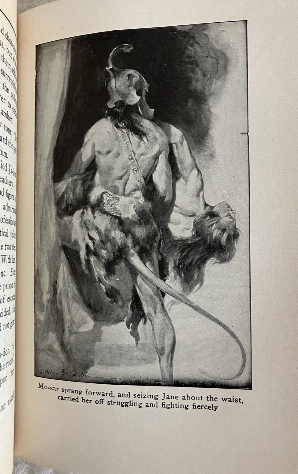 Edgar Rice Burroughs, TARZAN THE TERRIBLE, hardback book w/ DJ, Grosset & Dunlap