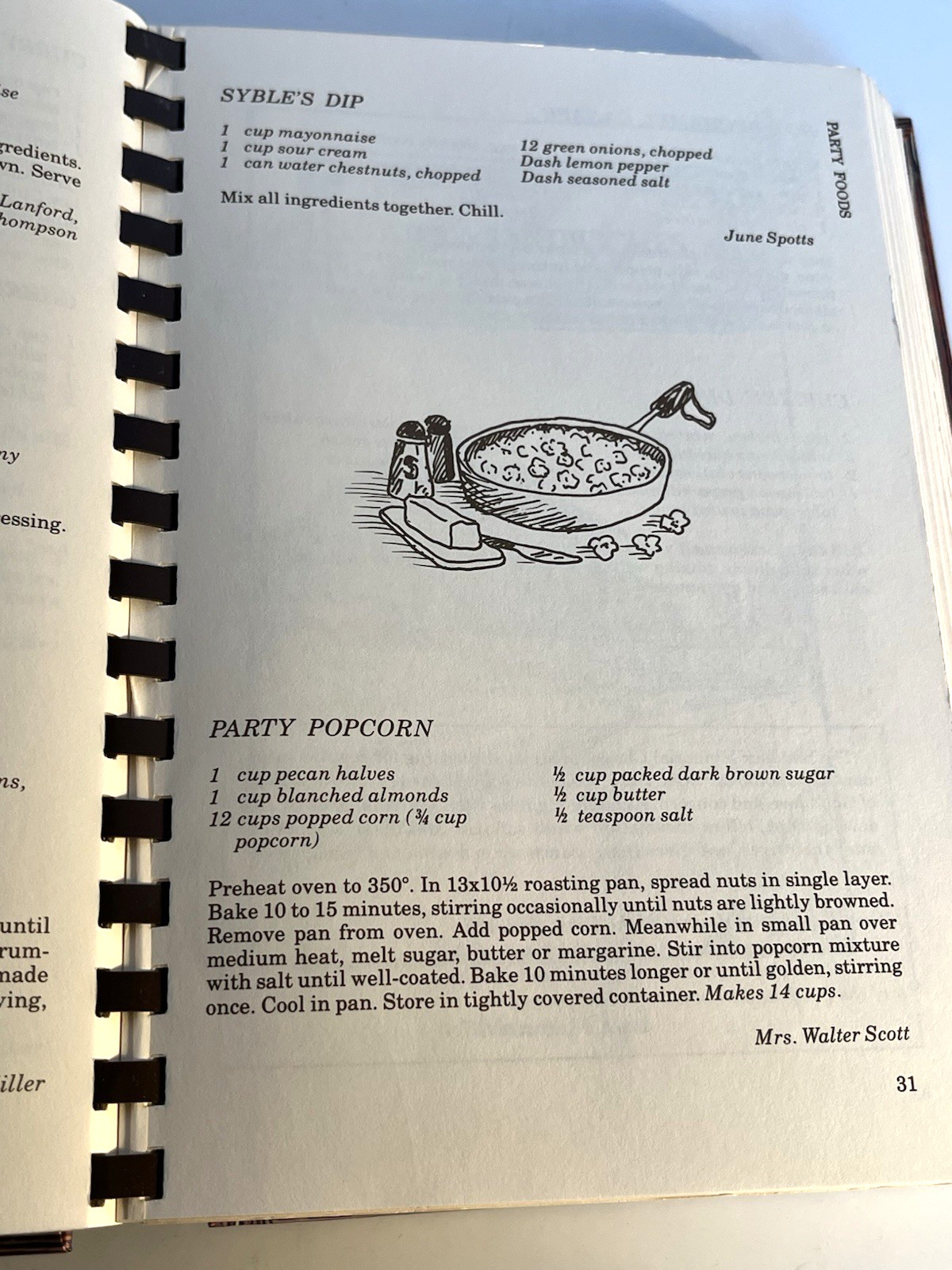Yesterday, Today and Tomorrow Vintage Cookbook 1979 10th Printing Baddour Center
