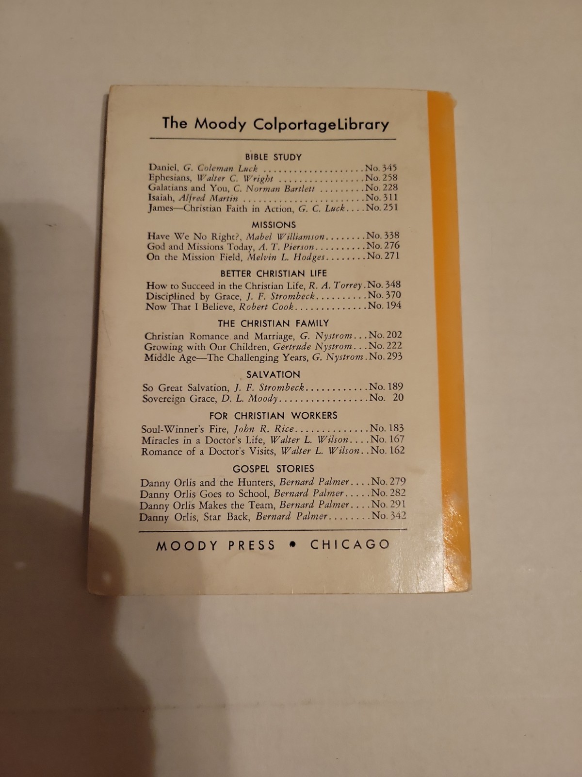 Felicia Cartright (4) and Danny Orlis (3) Set Of 7 Books Moody Press