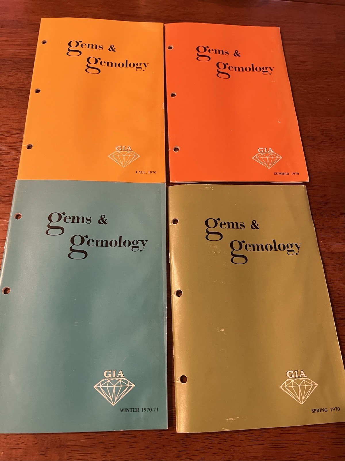 Gems & Gemology GIA. Lot Of 15 Pamphlets. 1969-1976