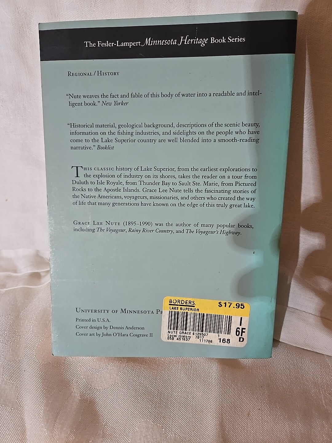 Lake Superior – Paperback By Nute, Grace Lee -2000 TPB