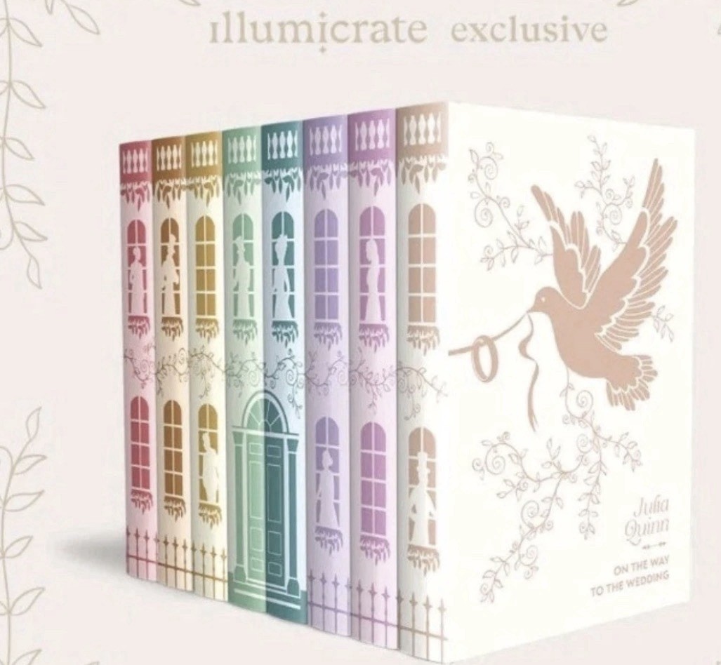 Illumicrate Exclusive Bridgerton Series Hardcover Set-Unsigned reprint -Sealed