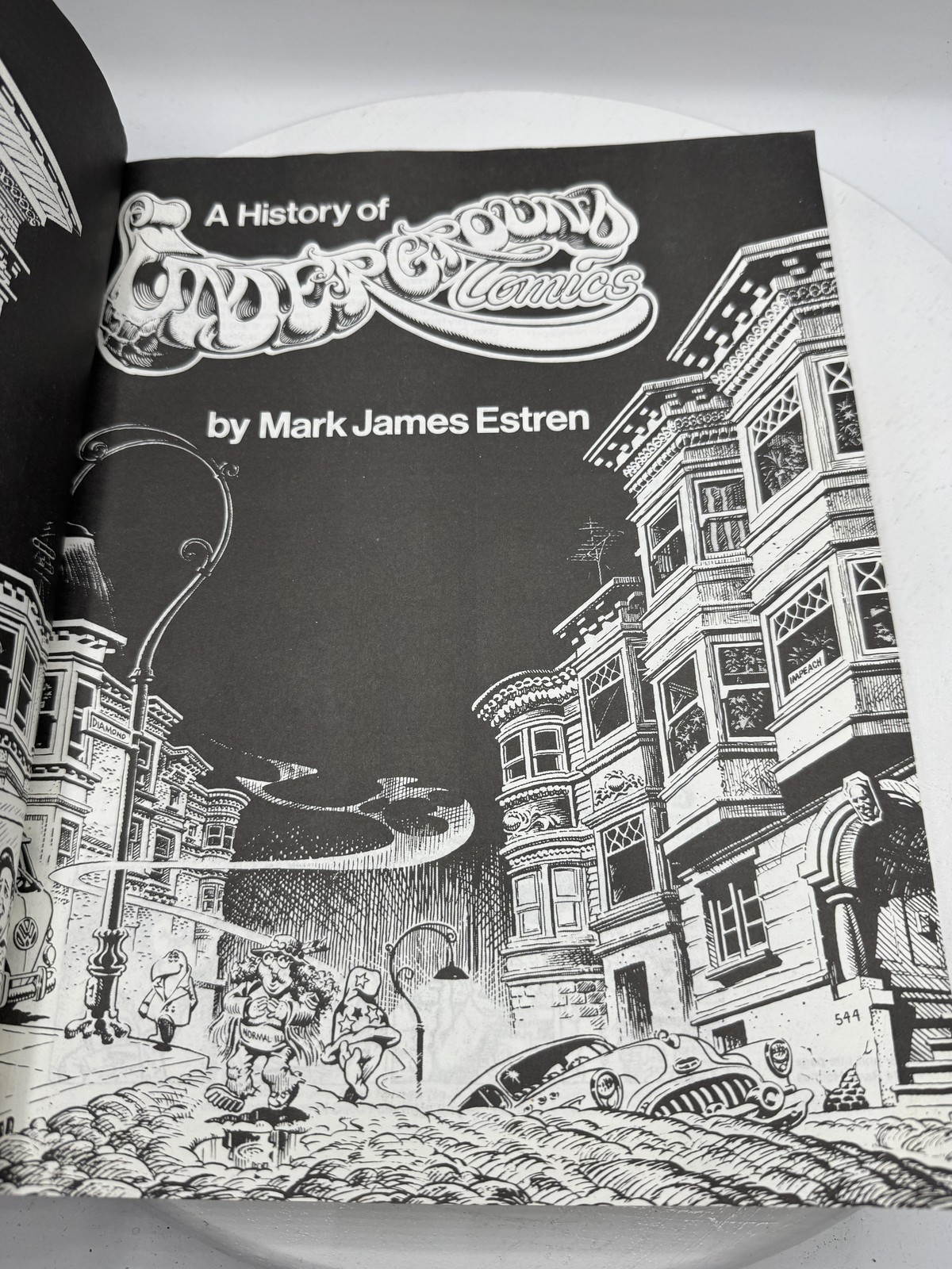Vintage 1989 History Of Underground Comics Mark James Estren PB Ronin
